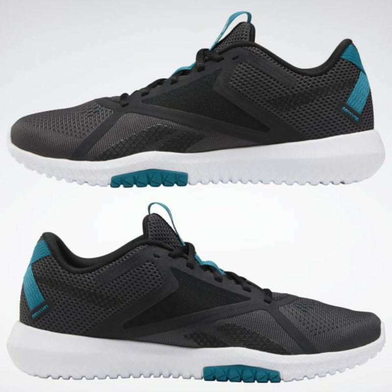Reebok Flexagon Force. EH3549 Cold Grey Black Teal 100% ORIGINAL