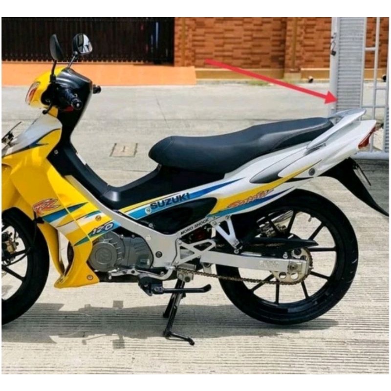 Behel begel planger suzuki satria 125 satria 2 tak 2 stroke satria hiu satria 2 tak malasya model ori bahan dijamin tebal seperti original