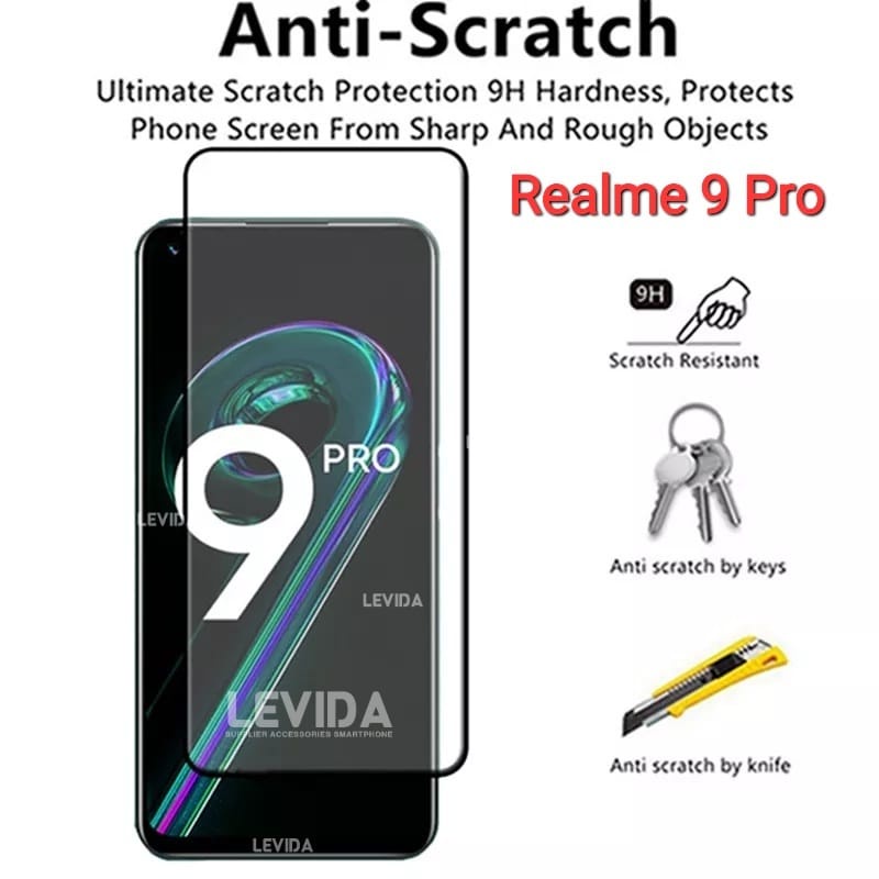 Realme 9 Pro Realme 9 Pro Plus Tempered Glass Full Lem Realme 9 Pro Realme 9 Pro Plus
