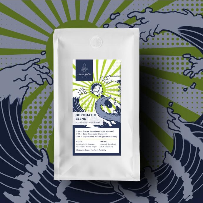 

Kopi Arabika Espresso Chromatic Blend Three Folks 1 kg