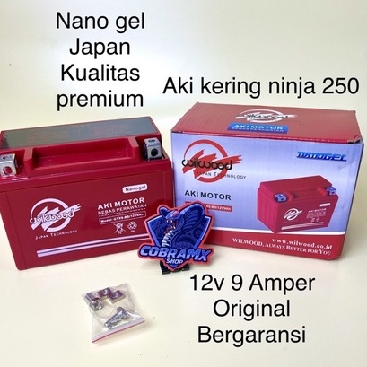 Aki Motor Kawasaki Ninja 250 FI ninja ninja250 aki kering ninja