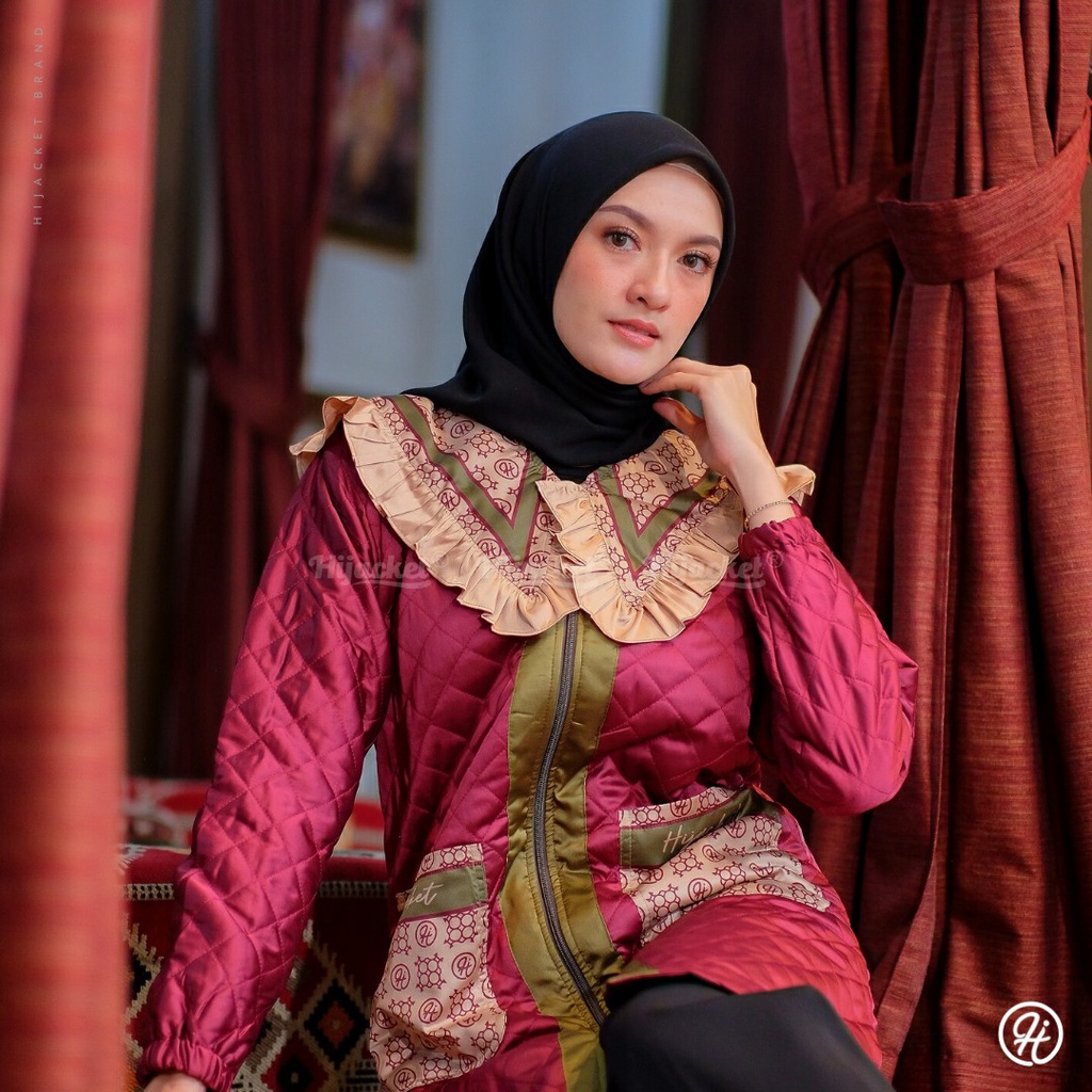 HIJACKET - Jaket Hijaber BRIANNA | Jaket Wanita Panjang | Outerwear For Hijaber