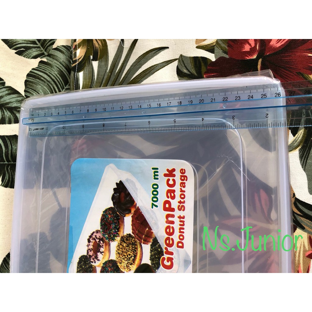 tempat kue donat/ tempat kue kotak/ toples donat/ toples donat plastik