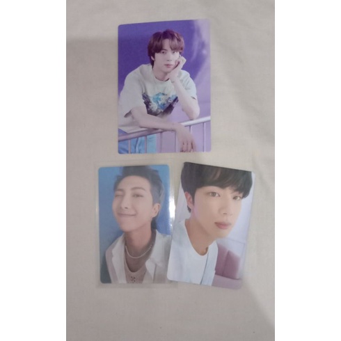 Photocard BTS jin mots7 ver2, jin be ess, jhope peaches butter, namjoon cream butter, mpc sowoozoo u