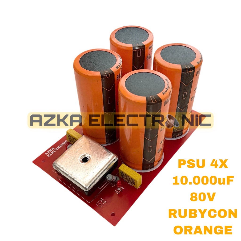 Kit Power Supply 4 x 10.000uF 80V Rubycon