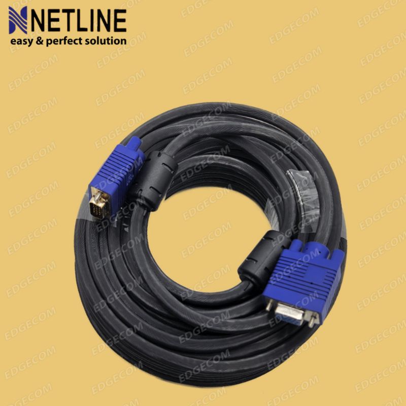 NETLINE Kabel VGA Male to Female 25 Meter HIGH QUALITY