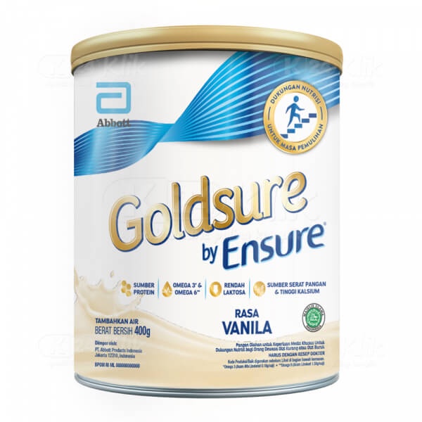 Goldsure by Ensure Rasa Vanila 400G Kaleng (1 Pcs)