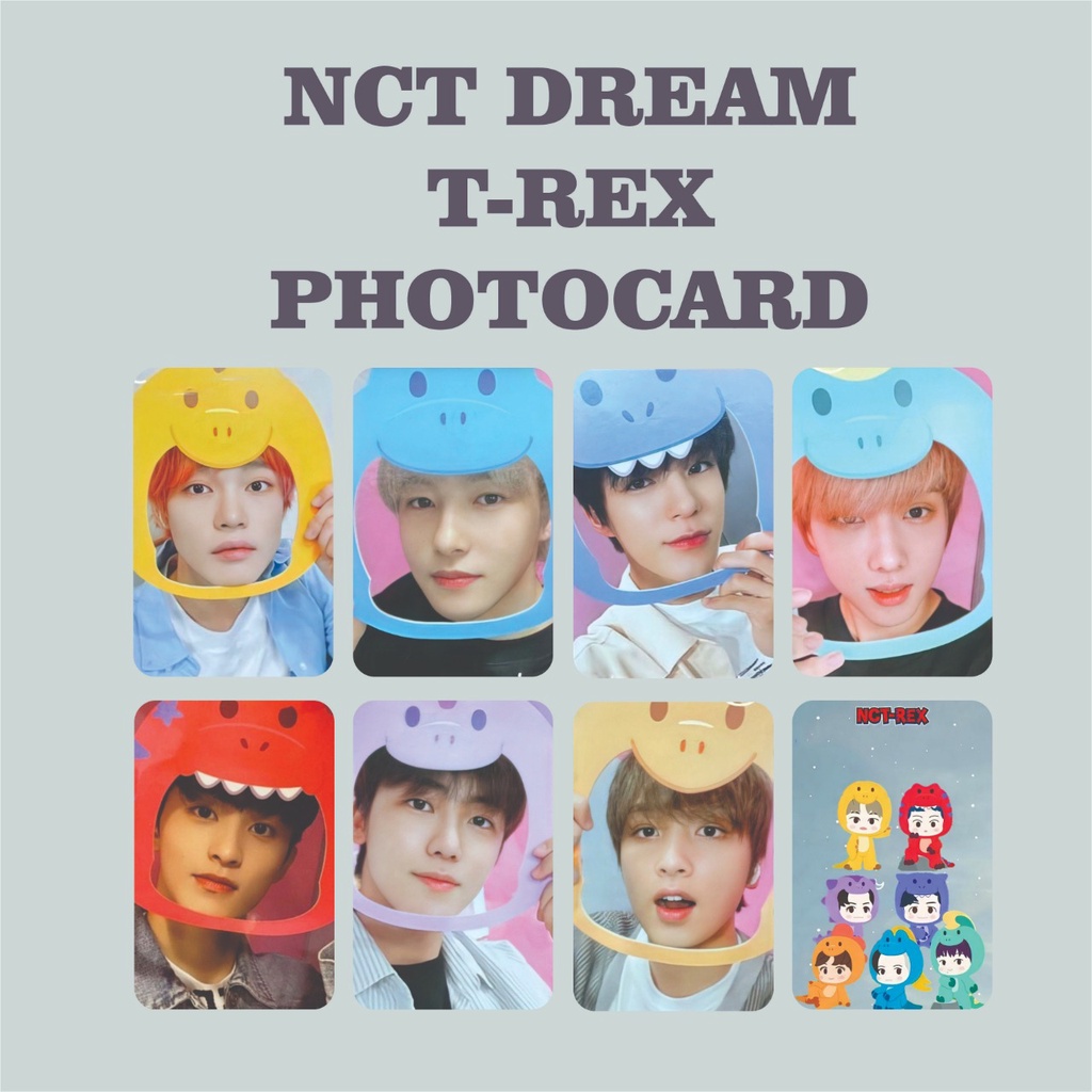 PHOTOCARD NCT DREAM T-REX CUTE