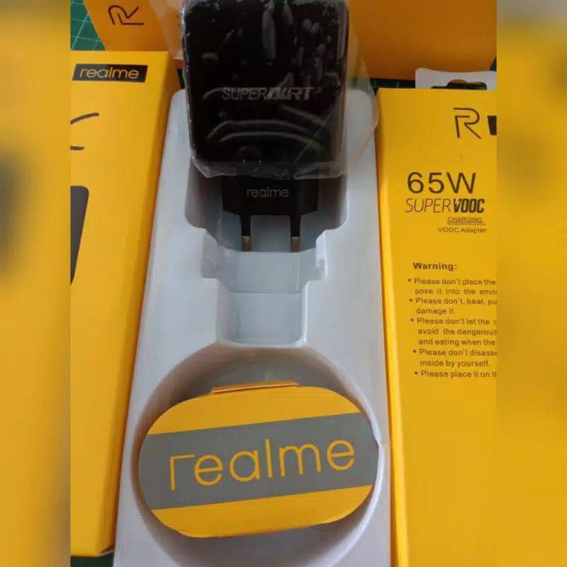 Charger REALME Super VOOC Micro USB/Type-C Flash Charging Black Series 65W