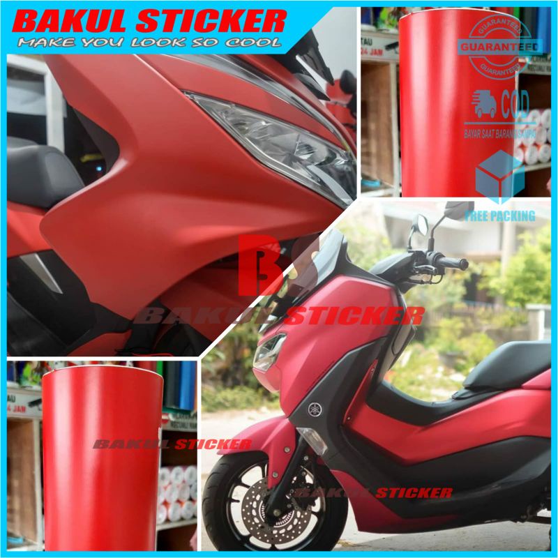 Stiker Skotlet Motor Merah Doff Skotlet Motor Merah Stiker Motor Merah Glossy