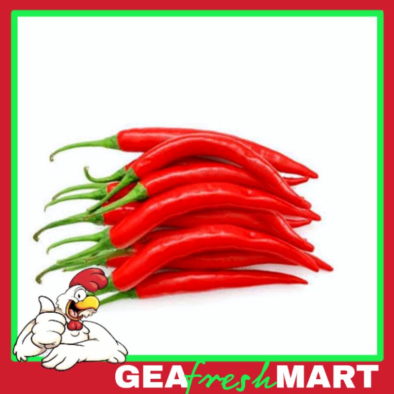 

Cabai Merah/hijau besar fresh 100gr
