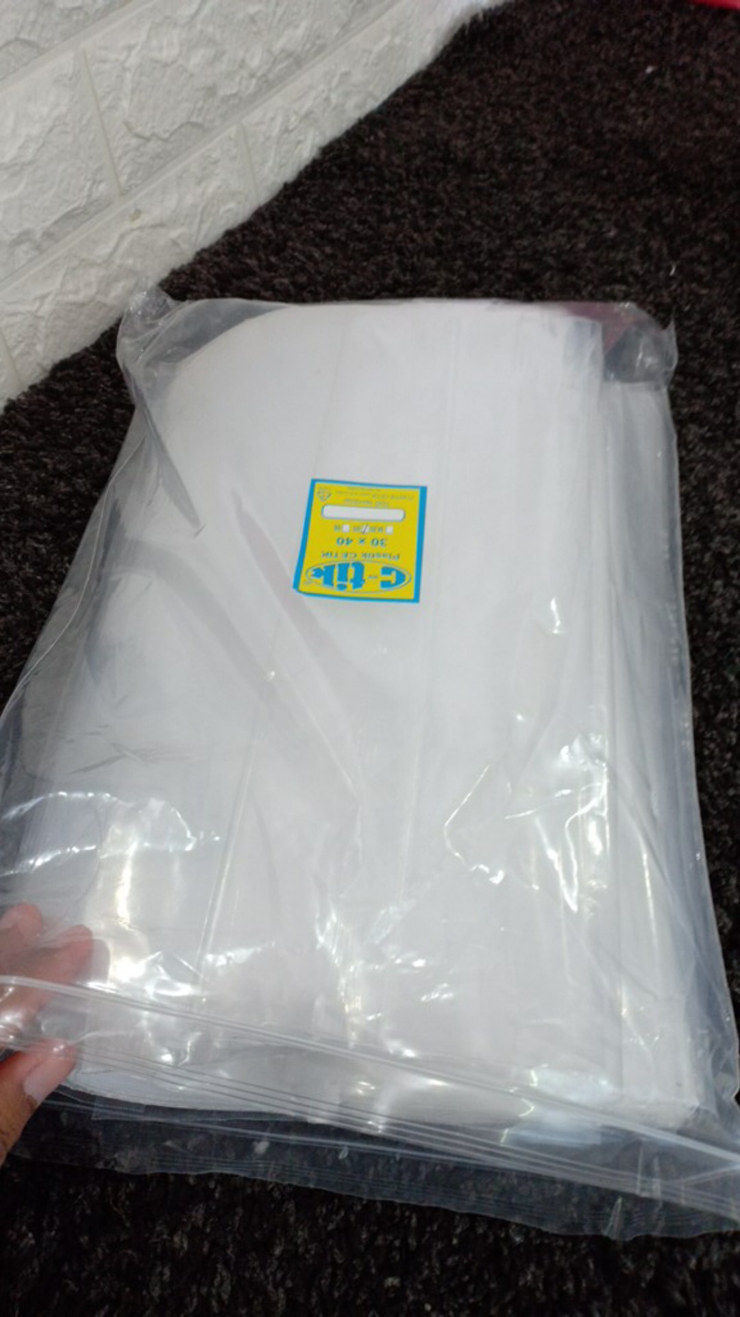 Plastik Klip Pe 30x40 Zipper Kualitas Tebal Isi 100