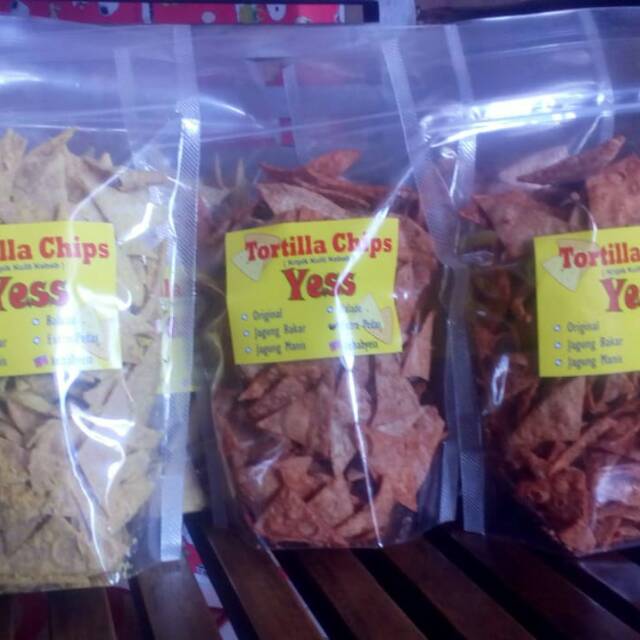 

Tortilla Yess (keripik kulit kebab)