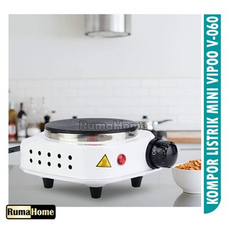 Kompor Listrik Mini V-060 / Hot Plate Electric Cooking / Kompor Elektrik Portable Traveling 500W
