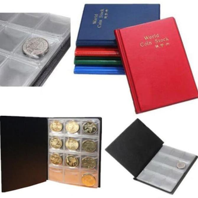 Sale Buku Album Holder Penyimpanan 120 Koin Uang Logam Untuk Koleksi Kolekt
