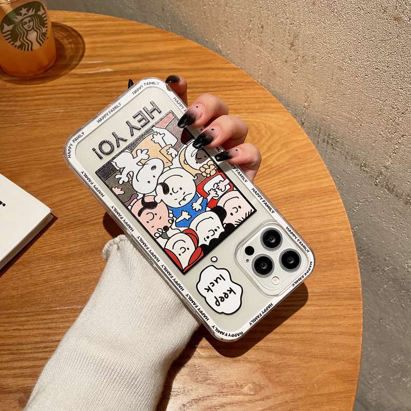 Hey Yo Snoopy &amp; Charlie Silicone Case OPPO A3S A31 A5 A9 A7 AS5 A12 A11K A5 A76 A33 F9 A52 A92 F11 A16 A54 A74 A95 A96 A36 Reno 4 5 6 6Z 7 Realme 8 C12 C15 C25 C31 C35 9i Cover