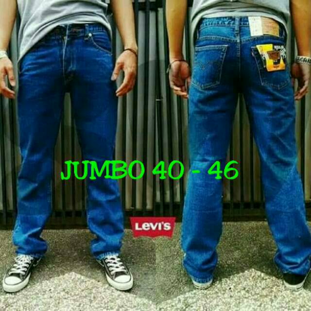 JUMBO Celana  Panjang Jeans  Pria  Besar Jumbo Bigsize 40 