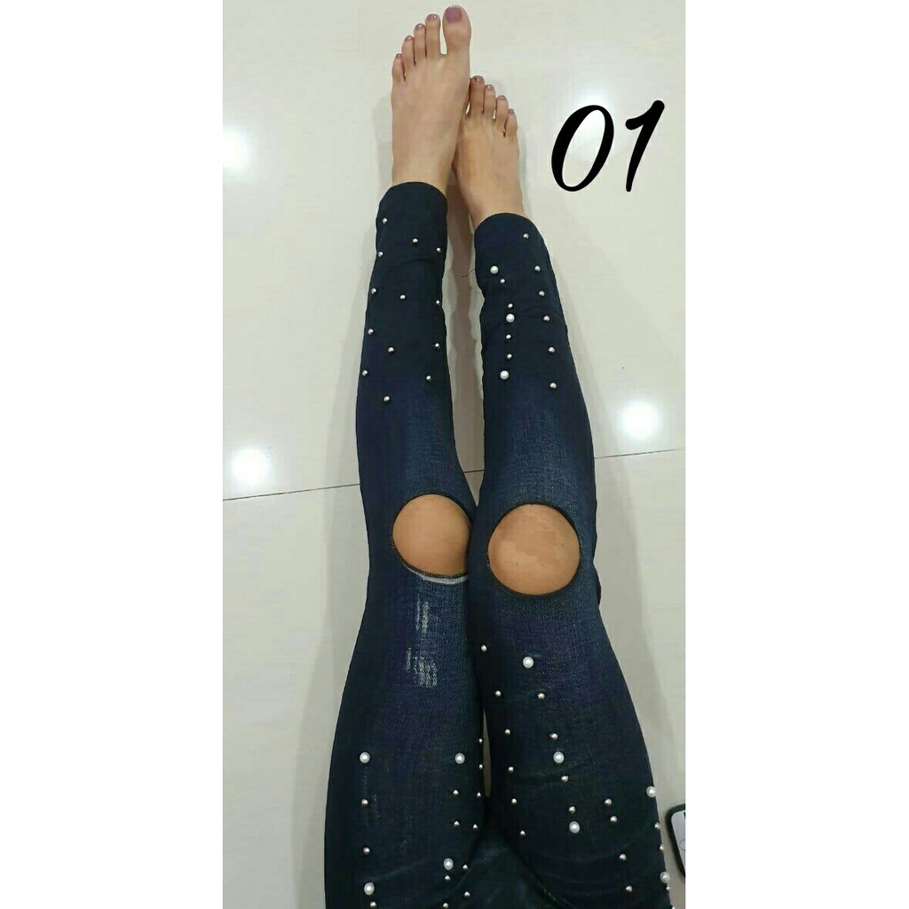 LEGGING JEANS MOTEK BLACK