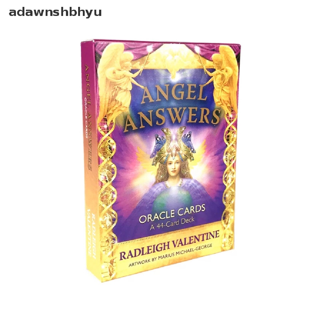 Adawnshbhyu Kartu Tarot Angel Answers Oracle Cards Board Game Kartu Bermain Pesta Inggris