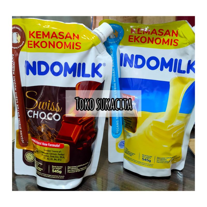 

Indomilk coklat dan vanila 545g