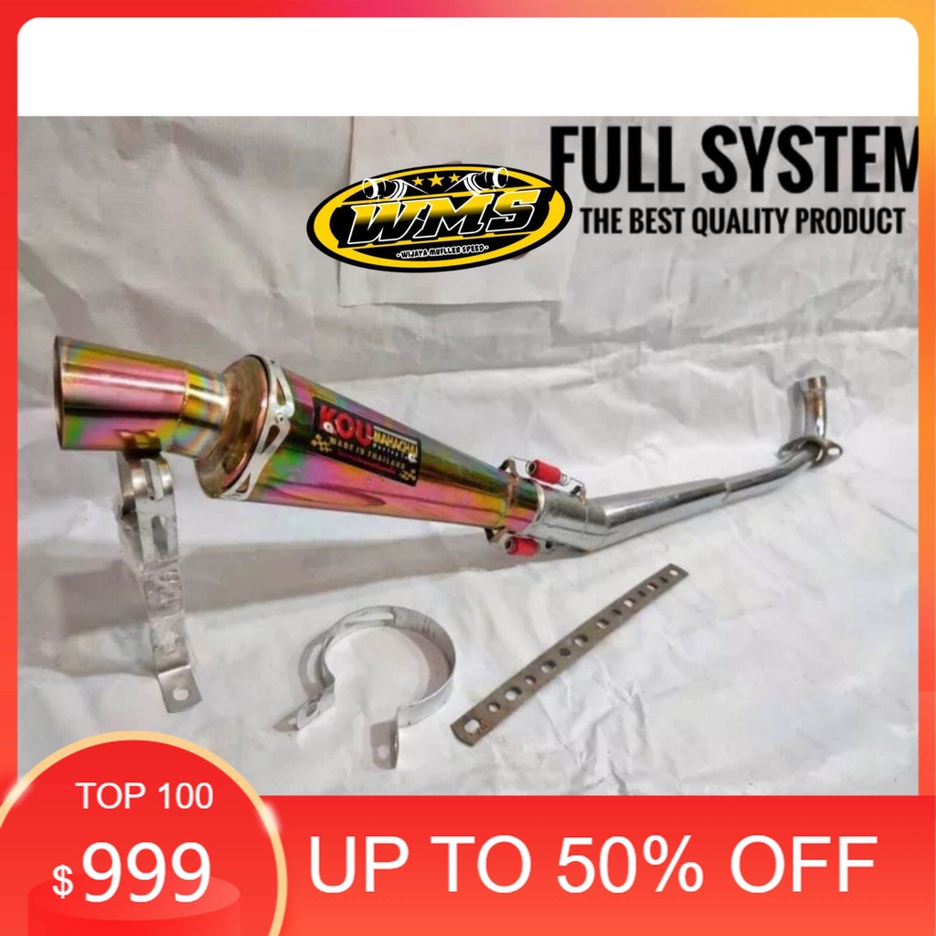 Knalpot racing kou bunglon motor all bebek murah