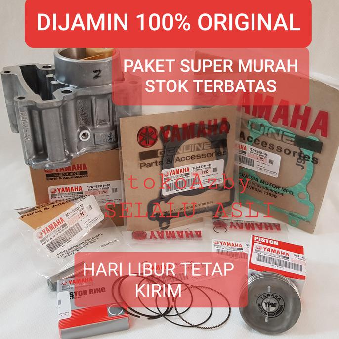 Blok Vixion 1Pa 3C1 Boring Piston Kit Set Komplit Mx King R15 Old Ori - Paket Boreup Mx