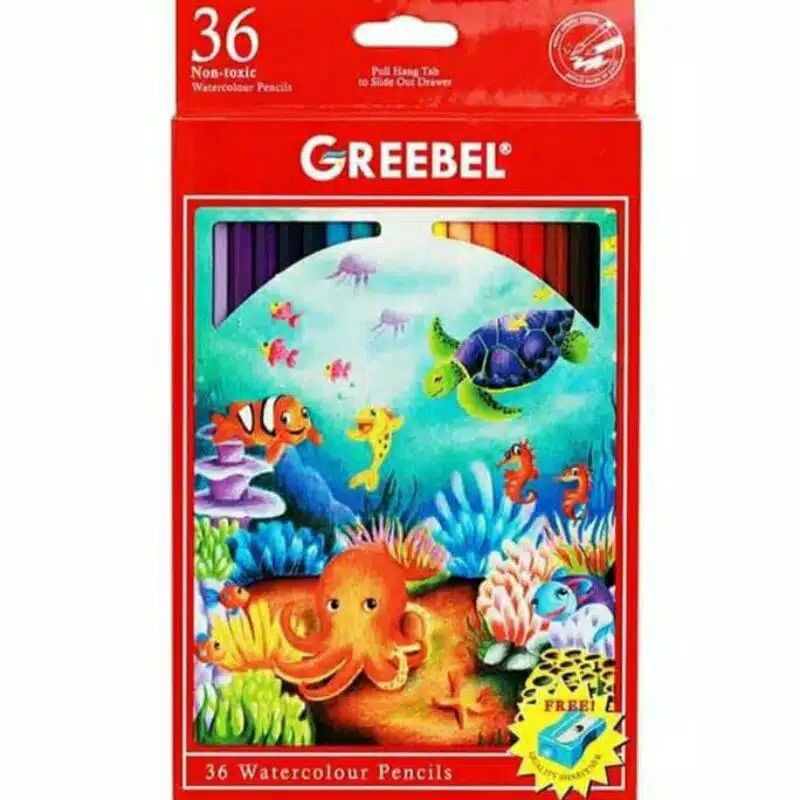 

Pensil Warna Greebel Water Color 36 Warna
