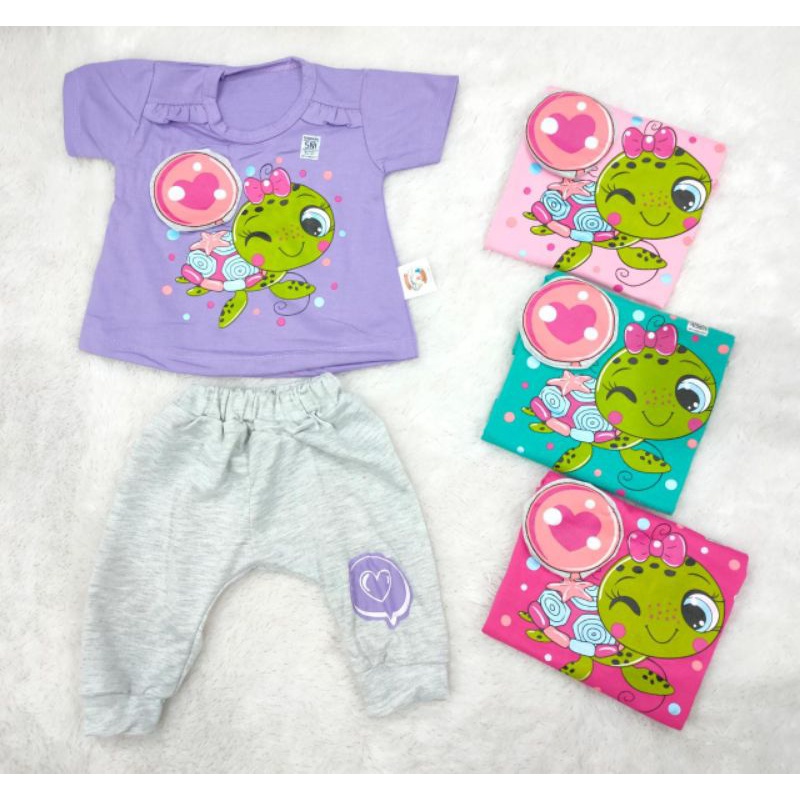 1 Pcs Setelan joger TERIPANK Baby girl 3-6 months