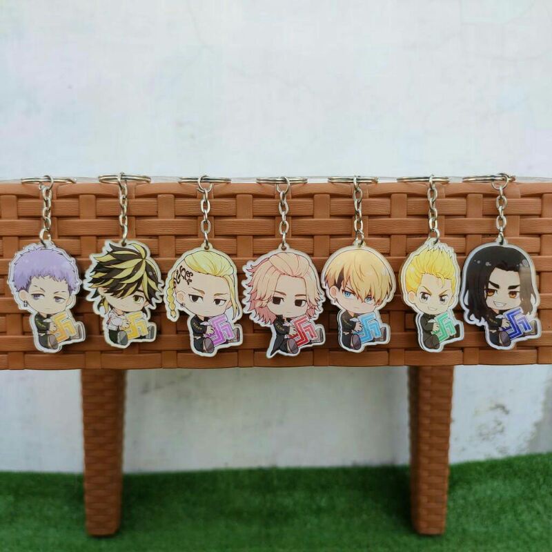 Souvenir Gantungan Kunci Tokyo Manji - Keychain Tokyo Revengers Valhalla Mikey Draken Chifuyu