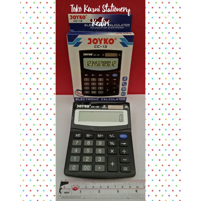 

CALCULATOR KALKULATOR ALAT HITUNG JOYKO CC 13 - 12 DIGITS