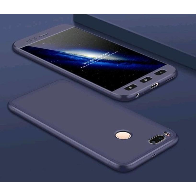 Promo Case Xiaomi MiA1 Xiaomi Mi A1 Slim Hard Full Body 360 Casing Cover 3 Berkualitas