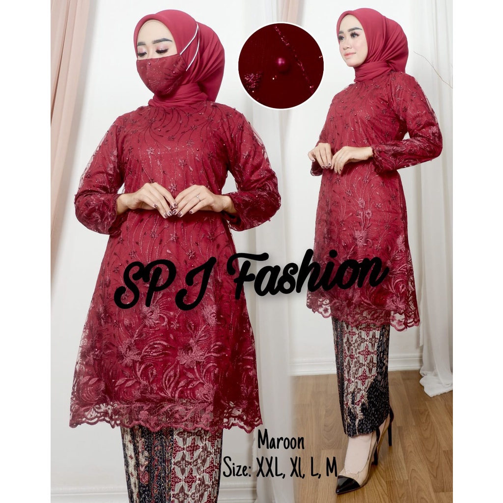 ATASAN TUNIK KEBAYA MODERN - ATASAN TUNIK TILE - KEBAYA BROKAT - KEBAYA KONDANGAN TERBARU - KEBAYA PESTA-KEBAYA WISUDA KEKINIAN-TUNIK MODERN-TUNIK BUSUI