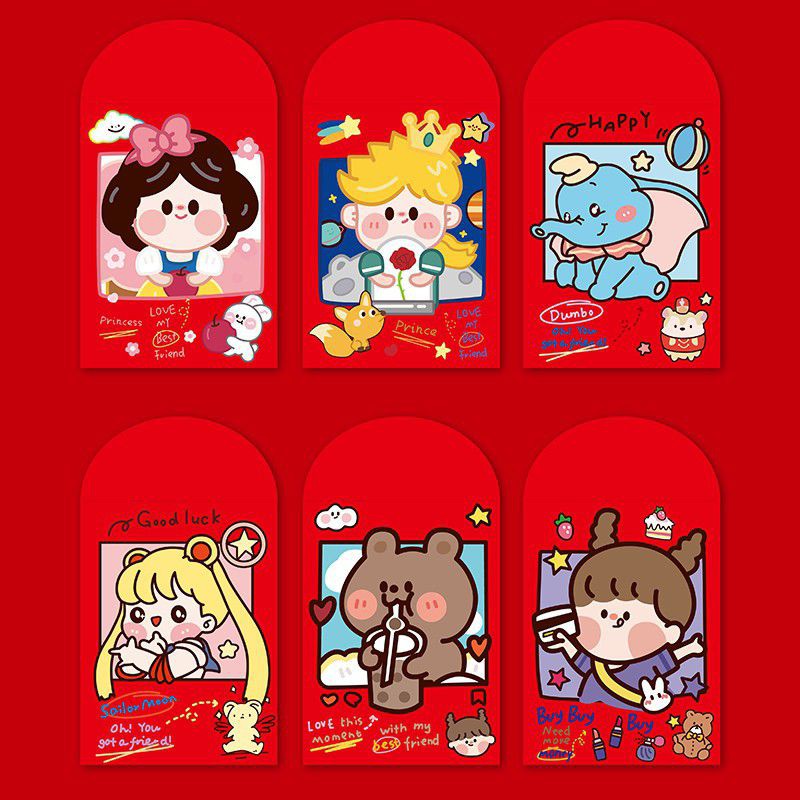 

angpao lucu karakter kartun/amplop hadiah ulang tahun/ampao imlek cute/souvenir