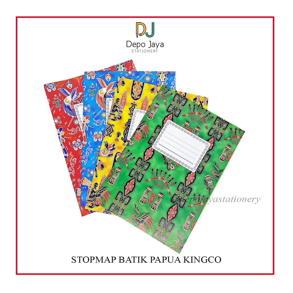 

STOP MAP GLOSSY MOTIF BATIK PAPUA MEREK KINGCO