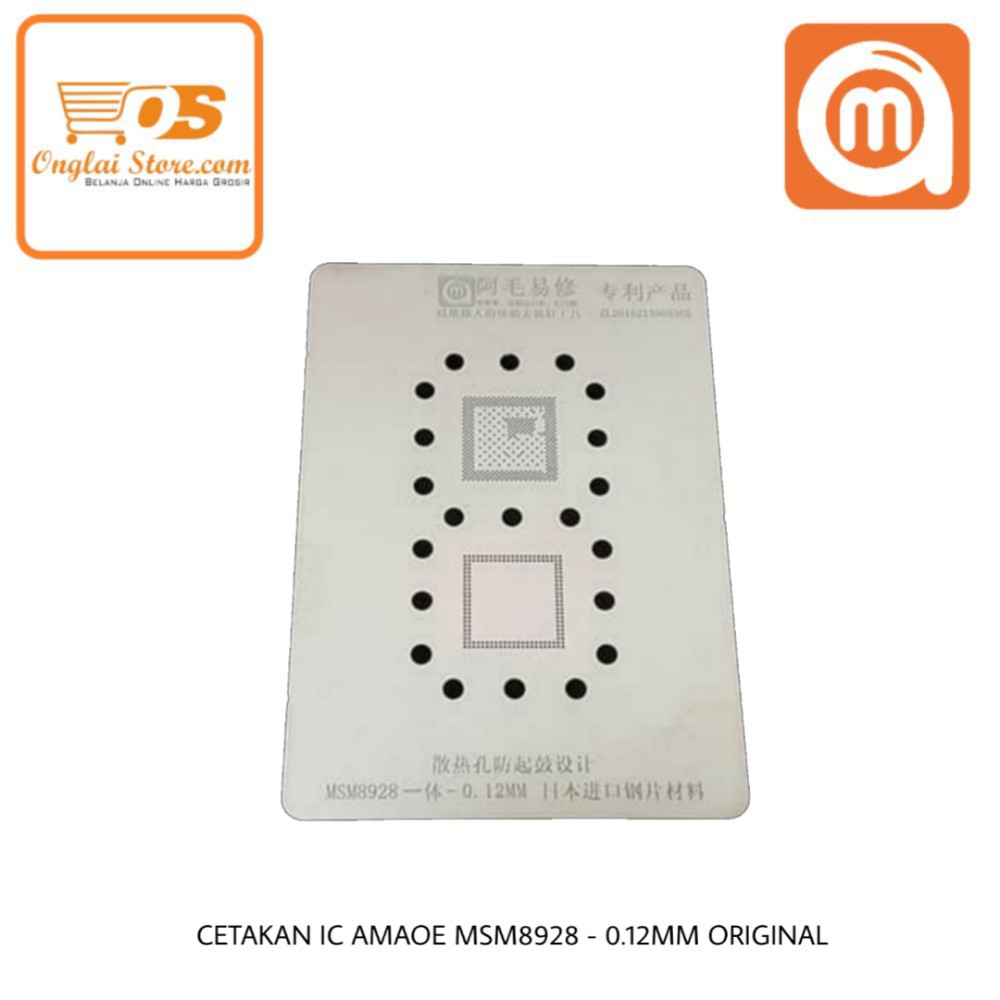 Cetakan Ic Amaoe Msm8928 - 0.12Mm Original 