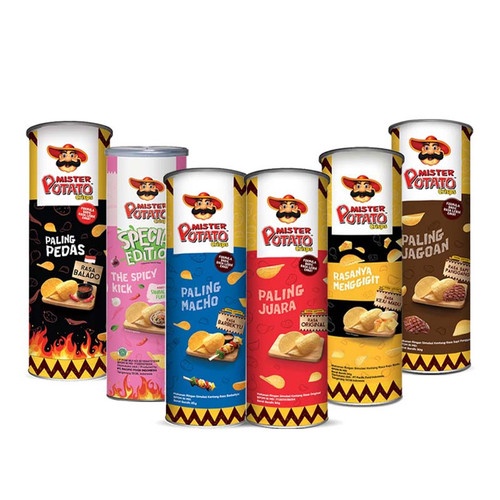 

Mister Potato Crisps 80 gr All Varian