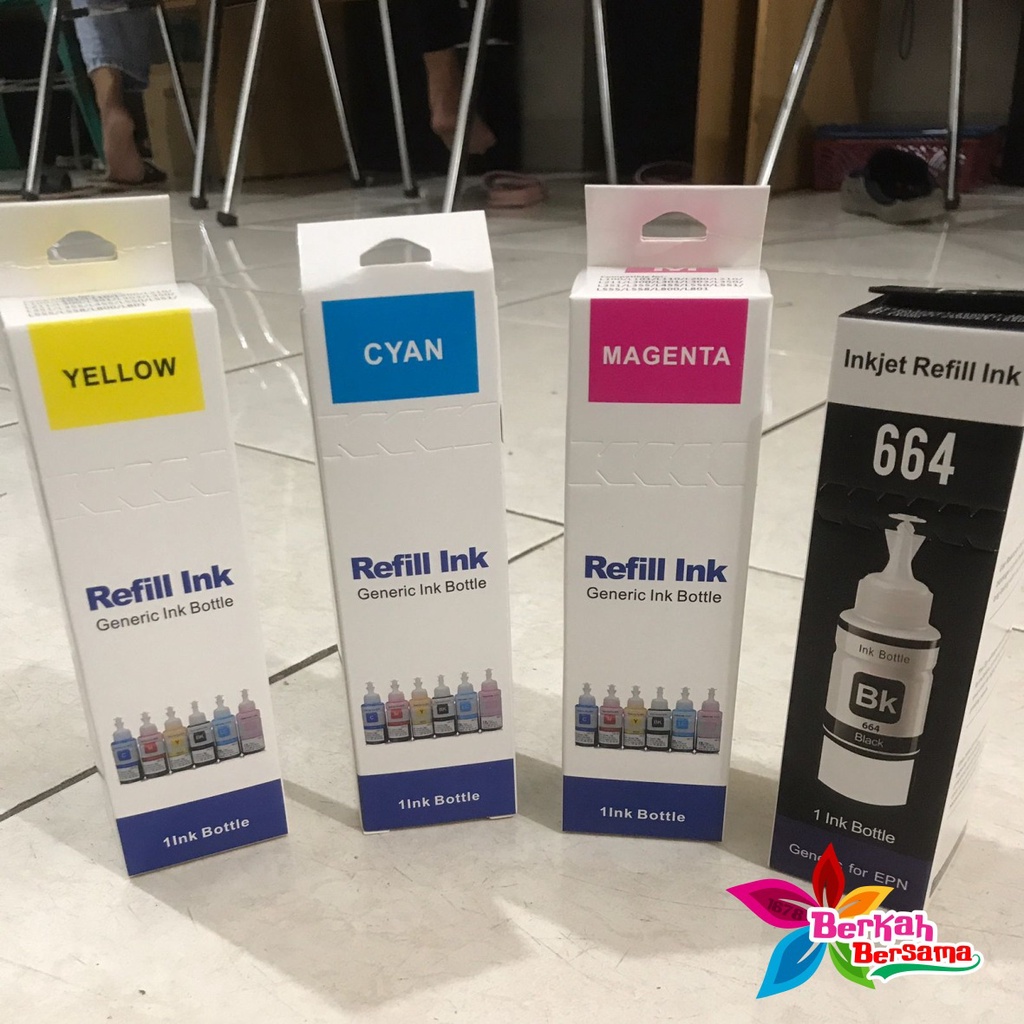 REFILL TINTA INK INKJET ISI ULANG PRINTER EPSON L100 L101 L110 L200 L210 L211 L300 L301 L303 L350 L351 L355 L455 L550 L551 L555 L558 L800 L801 70 ML BB5919