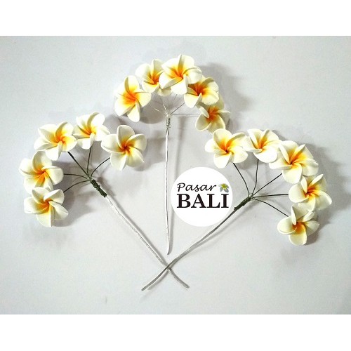 Aksessories Tusuk Rambut Bunga Kamboja/Jepun