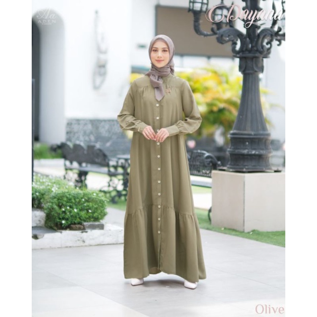 A.D.E.N GAMIS DAYANA - DAYANA DRESS BY ADEN HIJAB GAMIS POLOS PREMIUM