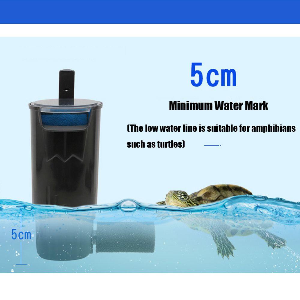 Pompa Oksigen SOLIGHTER Turtle Aksesoris Aquarium Kualitas Tinggi 220V/110V 5w Ketinggian Air Rendah