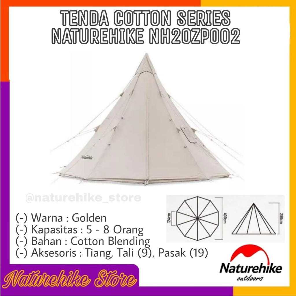 Tenda Cotton Series Naturehike NH20ZP002