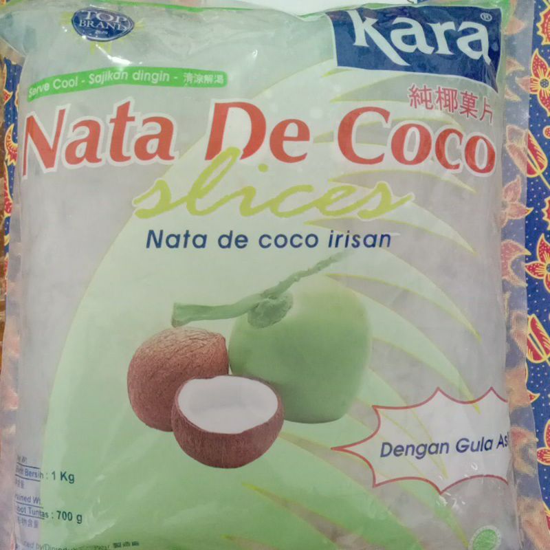 

Kara Nata De Coco Slice/ Bag berat 1 kg