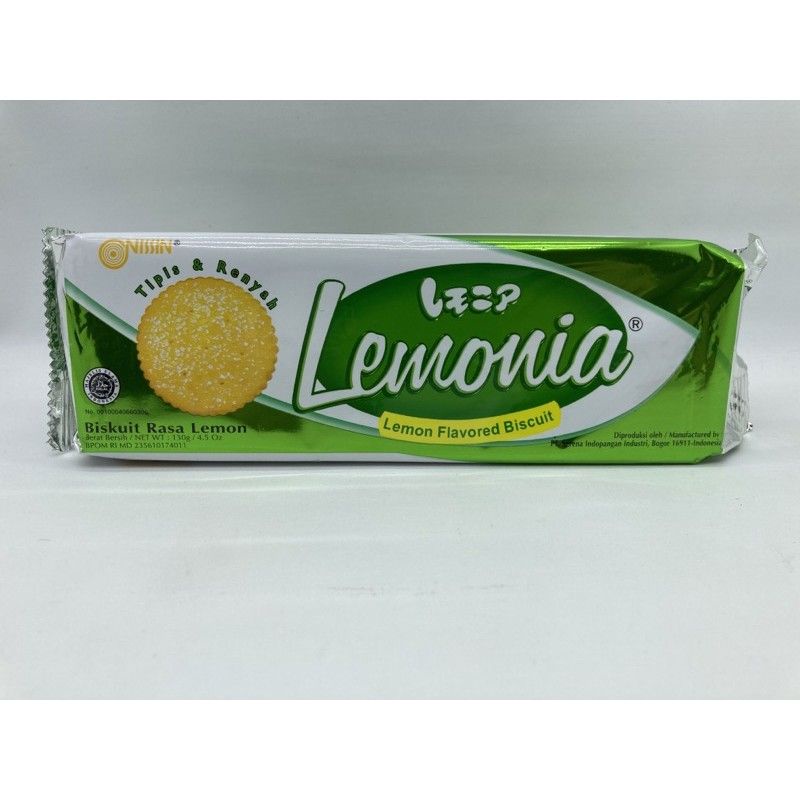 

Nissin Lemonia Biscuit 130 gr - nisin biskuit gula tipis renyah gurih - lemon flavour