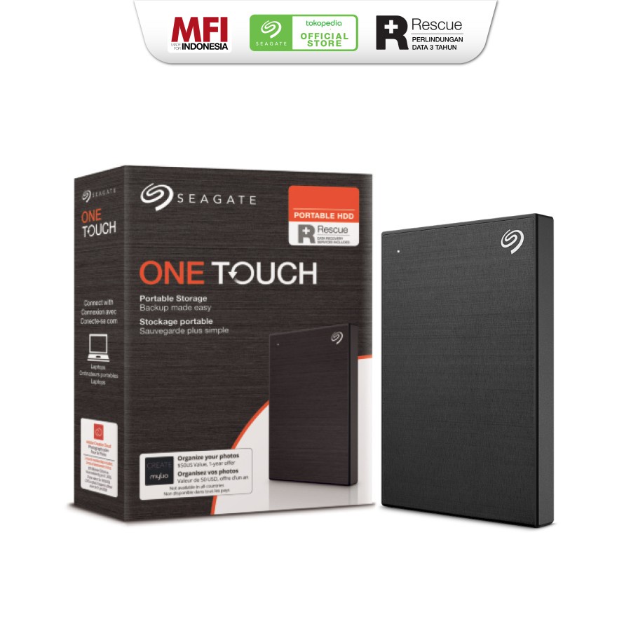 Harddisk External Seagate One Touch 2TB USB 3.0 NEW