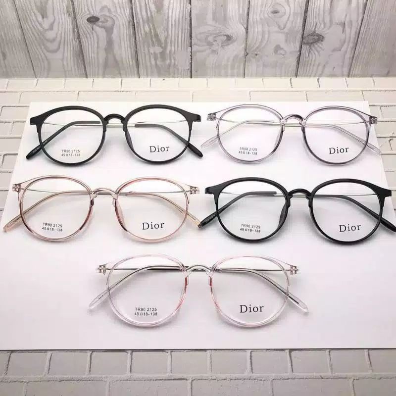 FRAME KACAMATA WANITA OVAL TRENDY 2125 | KACAMATA MINUS | KACAMATA ANTI RADIASI | LENSA PHOTOCROMIC