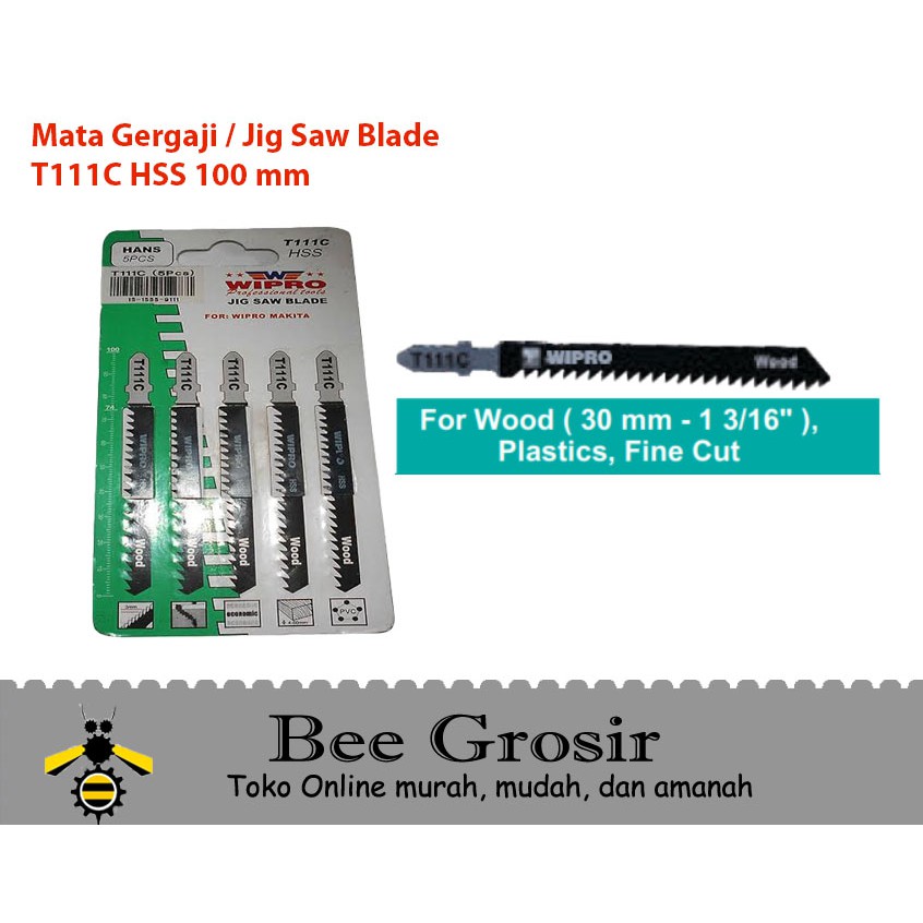 Mata Gergaji Jig Saw Jigsaw Blade T111C For Bosch Makita AEG Wipro