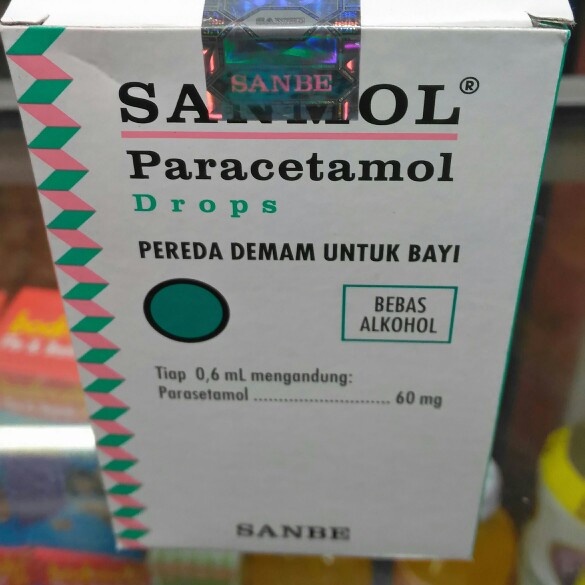 Sanmol Drop Sirup 15ml - Obat Penurun Panas Anak