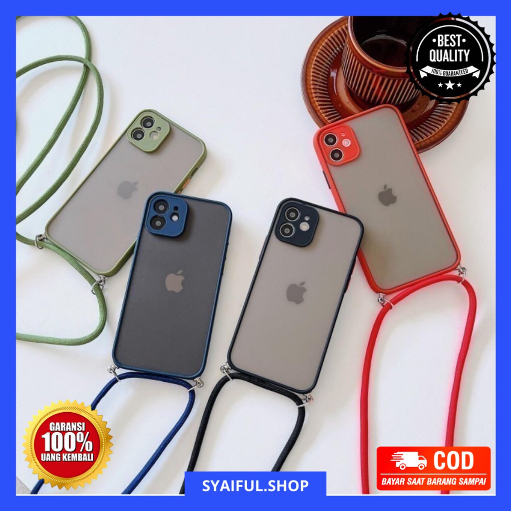 OPPO RENO 6 4G BUMPER DOVE CASE TALI GANTUNGAN WARNA