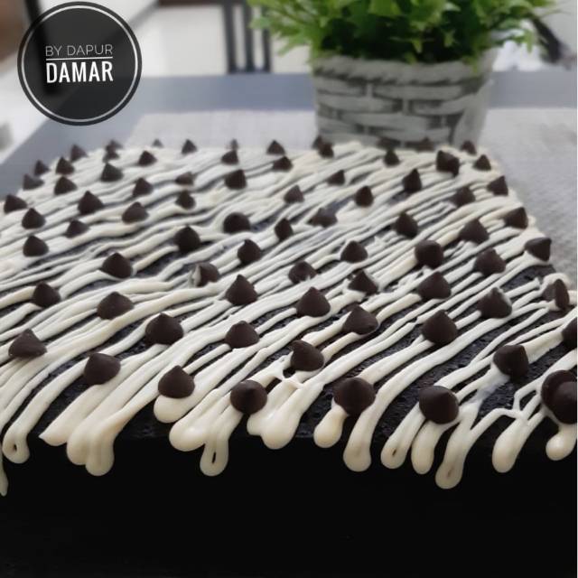 

Brownies kukus ketan hitam