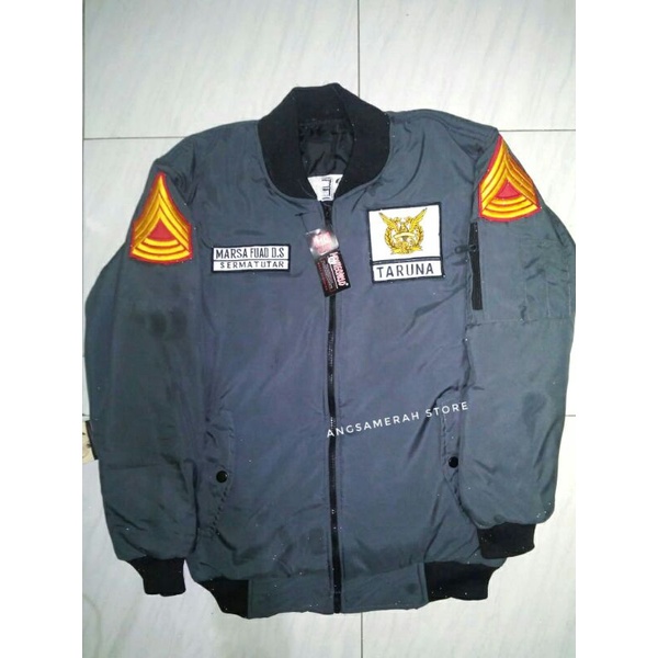 JAKET AKADEMI ANGKATAN UDARA BOMBER CUSTOM